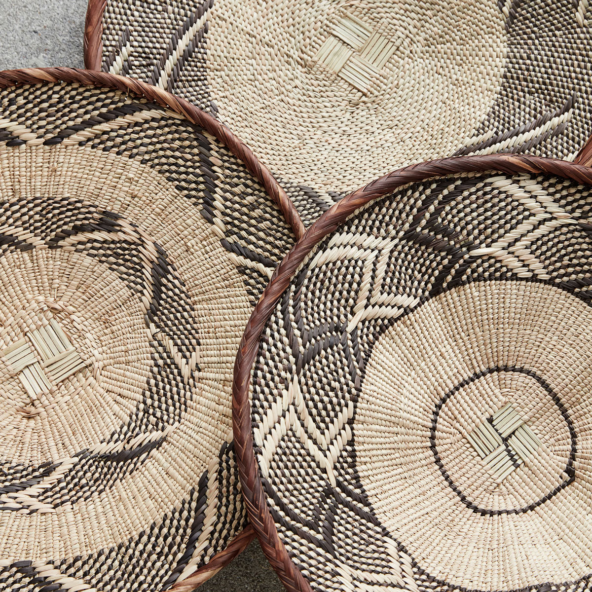 Baskets, Tonga house doctor baskets for storage or wall decoration