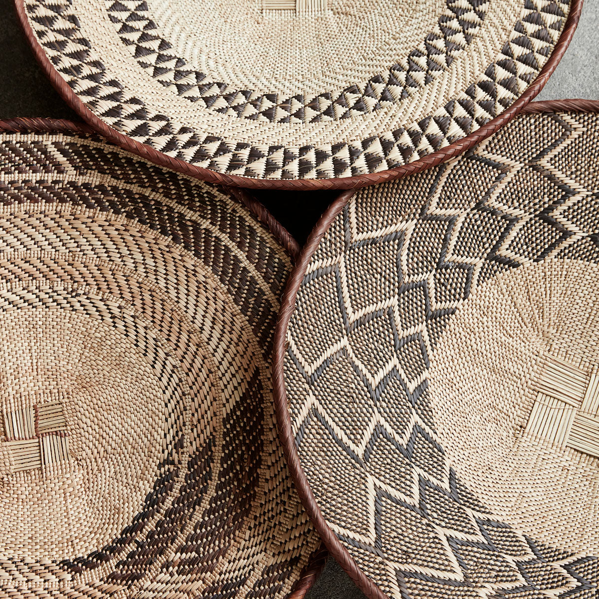 Baskets, Tonga house doctor baskets for storage or wall decoration