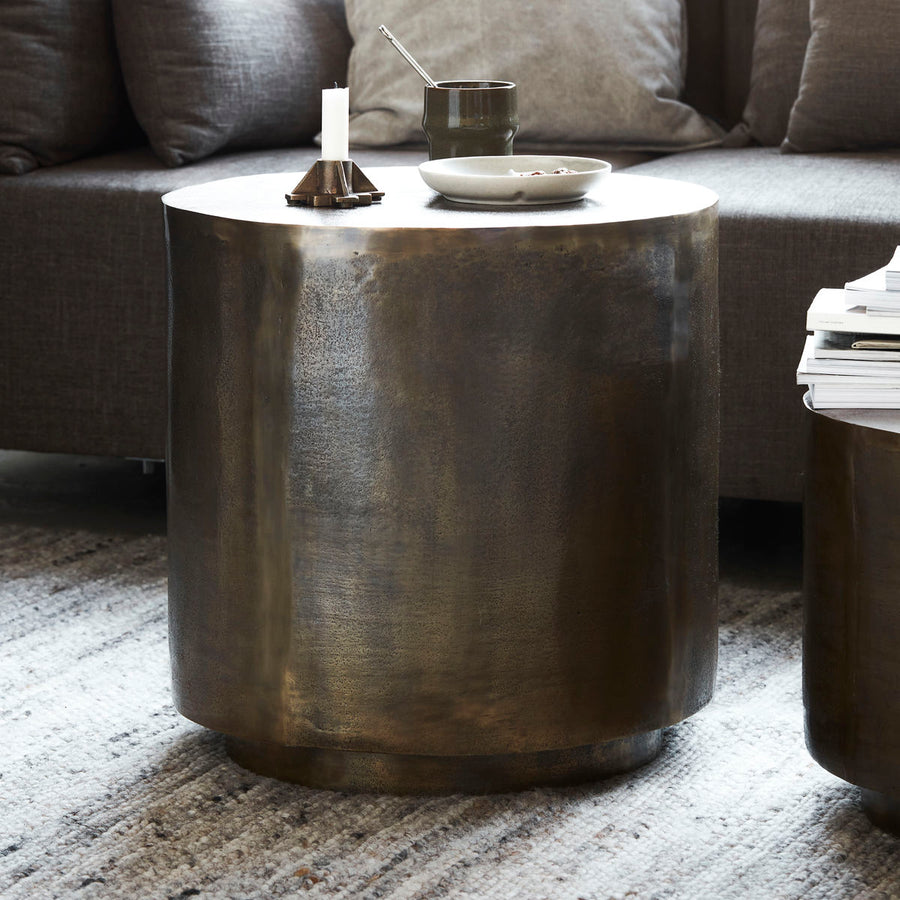 Coffee Table, Rota, Antique Brass High - PRE ORDER