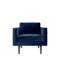Thumbnail for Broste Copenhagen Armchair 'Wind' insignia blue 31000017