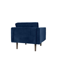 Thumbnail for Broste Copenhagen Armchair 'Wind' insignia blue 31000017
