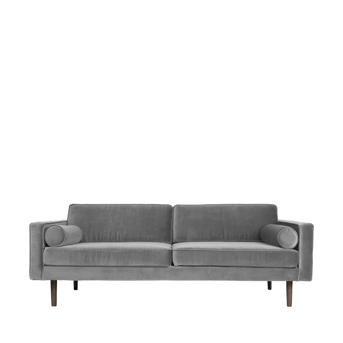 Broste Copenhagen Sofa 'Wind' drizzle 31000038 grey velvet