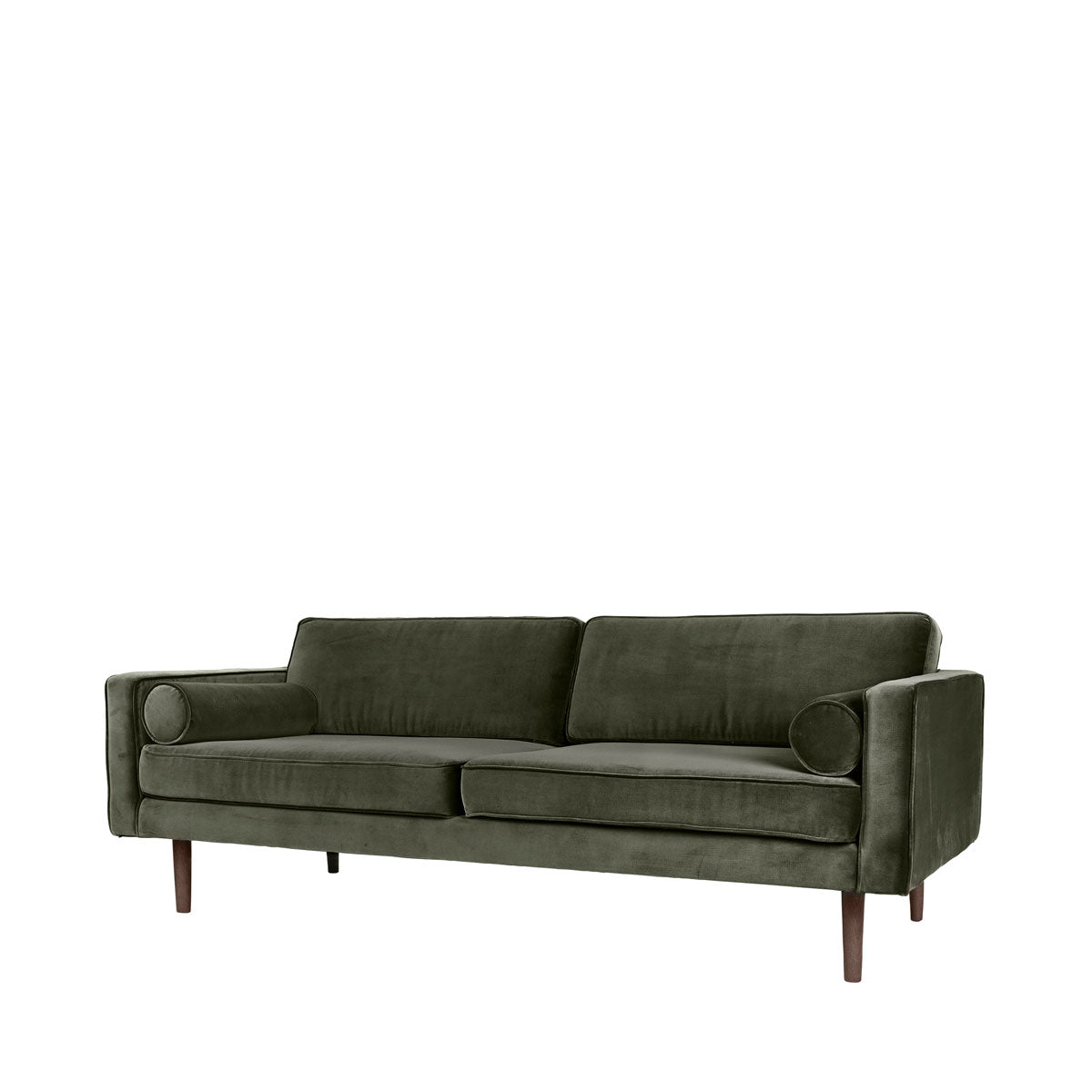 Broste Copenhagen Sofa 'Wind' 31000057 grape leaf green velvet