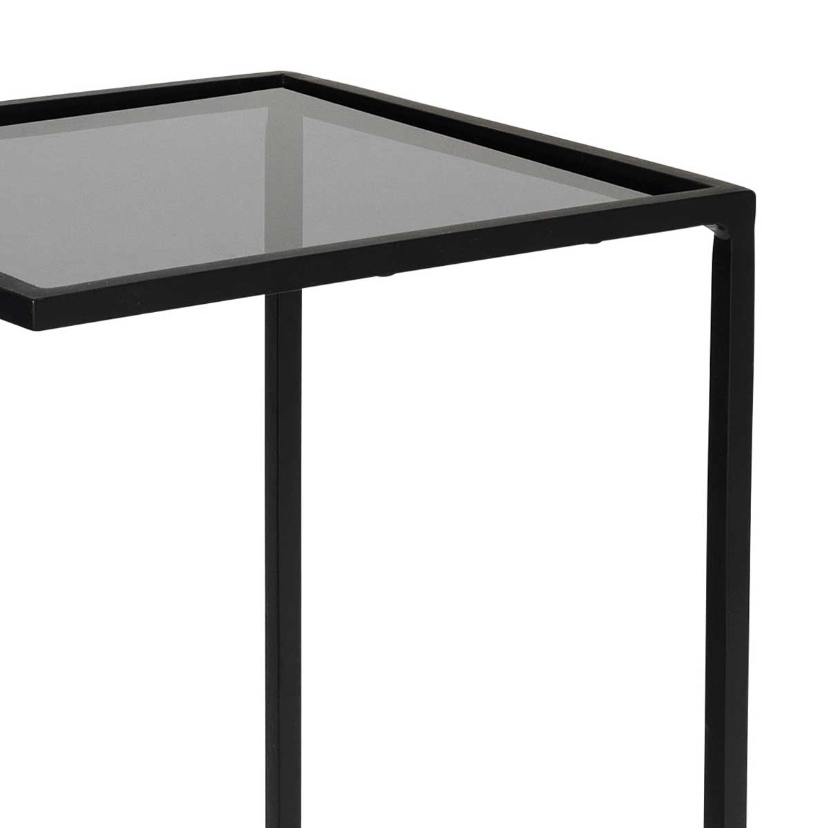 Broste Copenhagen Side Table 'Tania' Glass Steel 2 sizes