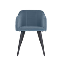 Thumbnail for Pernilla chair pastel blue Broste Copenhagen Velvet dining chair