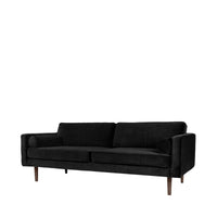 Thumbnail for Broste Copenhagen Sofa 'Wind' black velvet