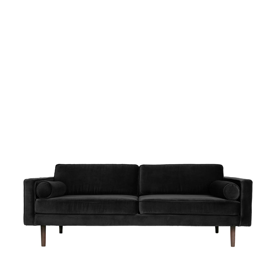 Broste Copenhagen Sofa 'Wind' black velvet