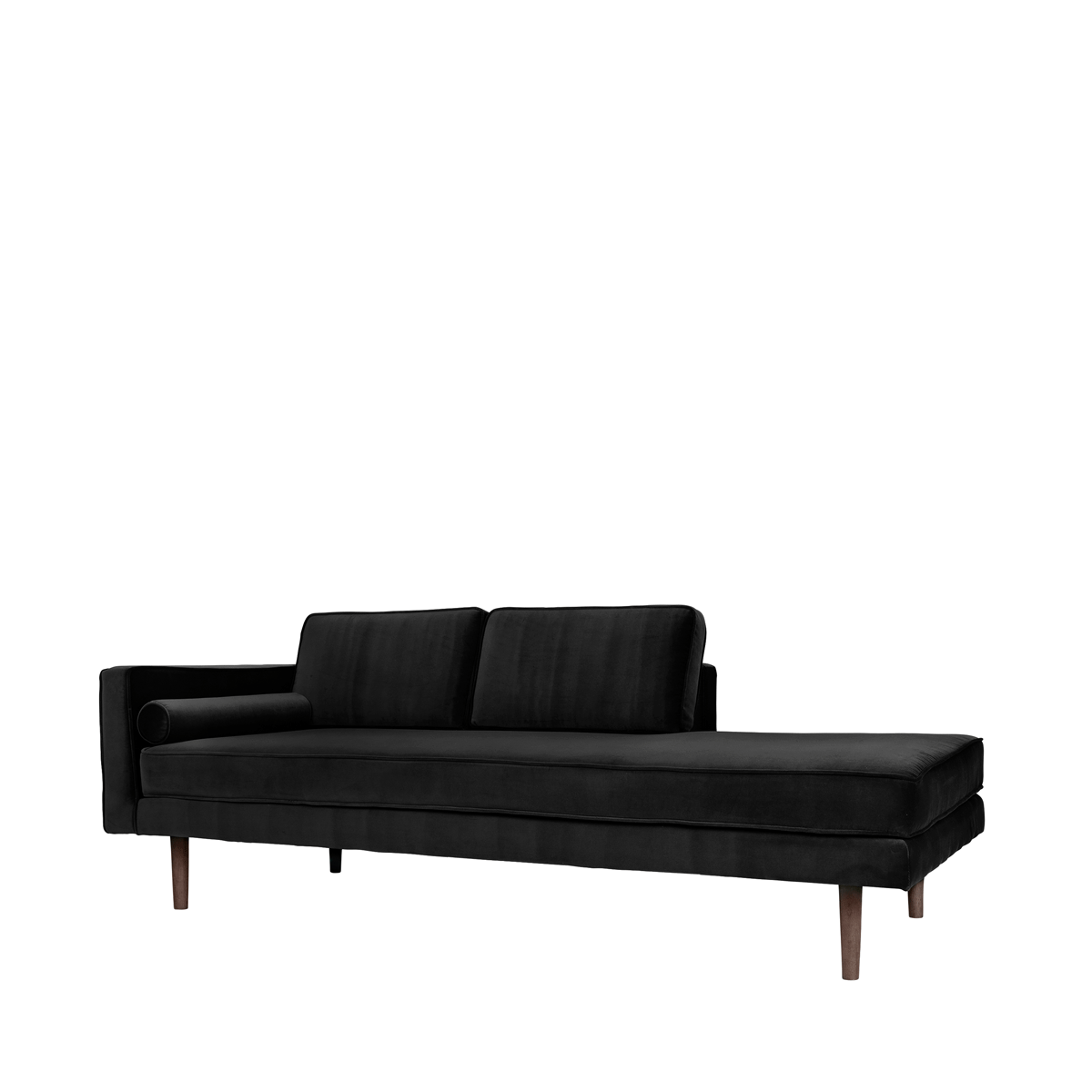 Chaise longue 'Wind' Black