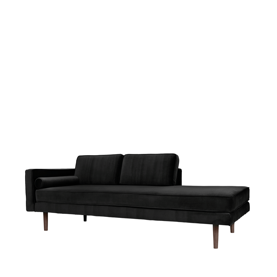 Chaise Longue 'Wind' Black