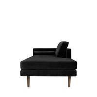 Thumbnail for Chaise Longue 'Wind' Black