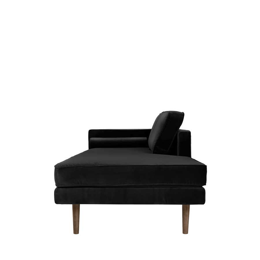 Chaise Longue 'Wind' Black