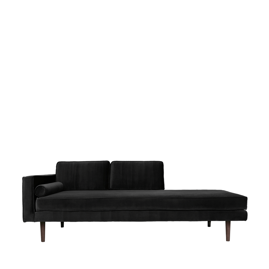 Chaise Longue 'Wind' Black