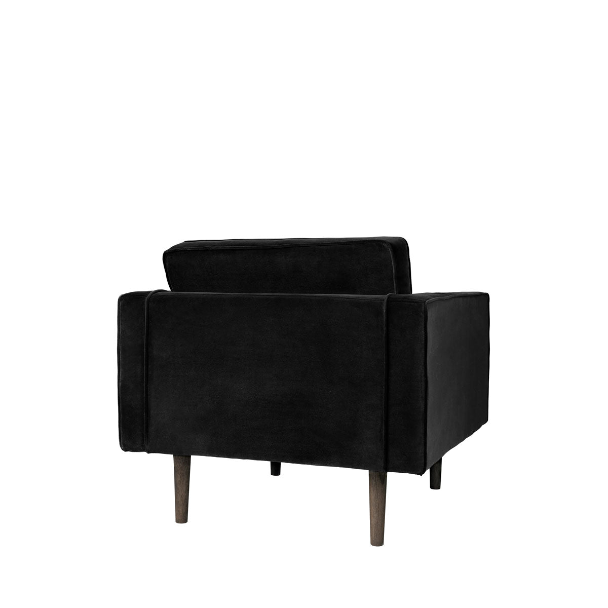 Broste Copenhagen Armchair 'Wind' Rainy day black velvet 31000272