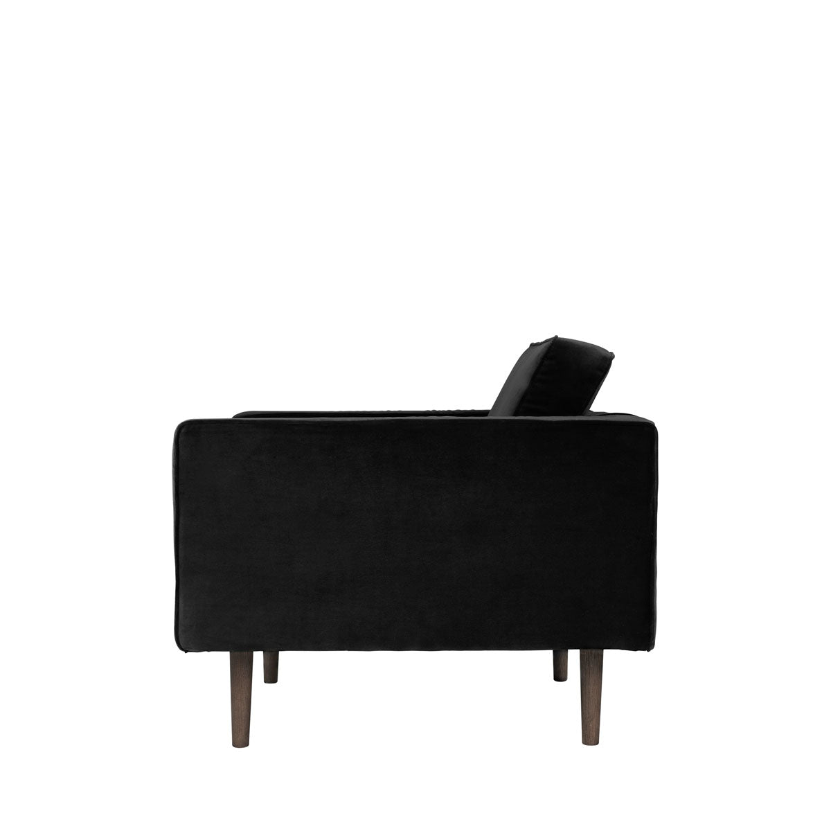 Broste Copenhagen Armchair 'Wind' Rainy day black velvet 31000272