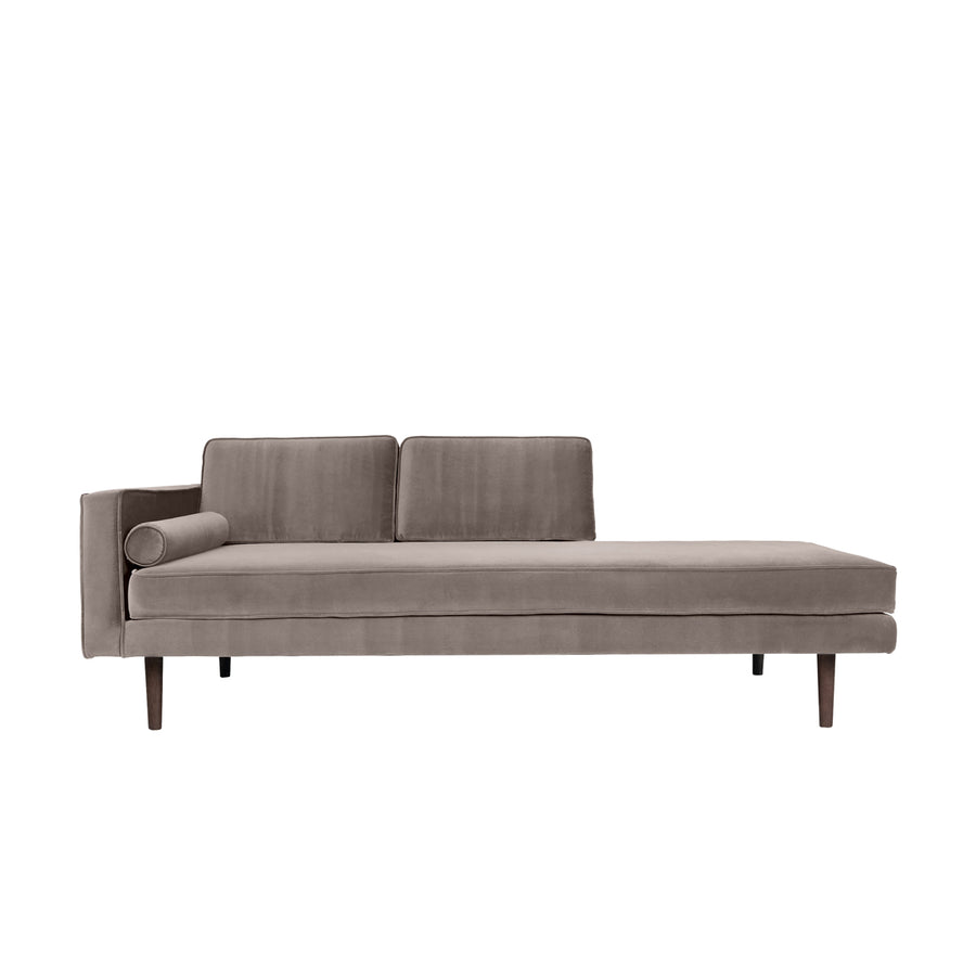 Chaise Longue 'Wind' Light Grey