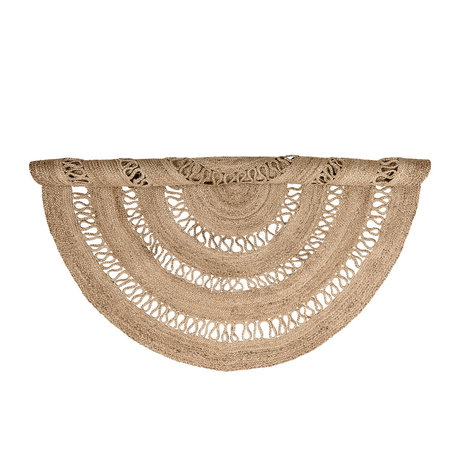 Round Rug Nature Bohemian Jute 182cm Bloomingville