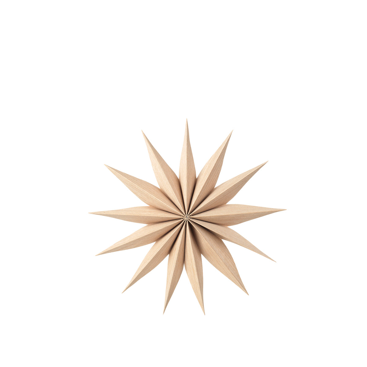 Wooden Star Decoration Venok Small - Natural