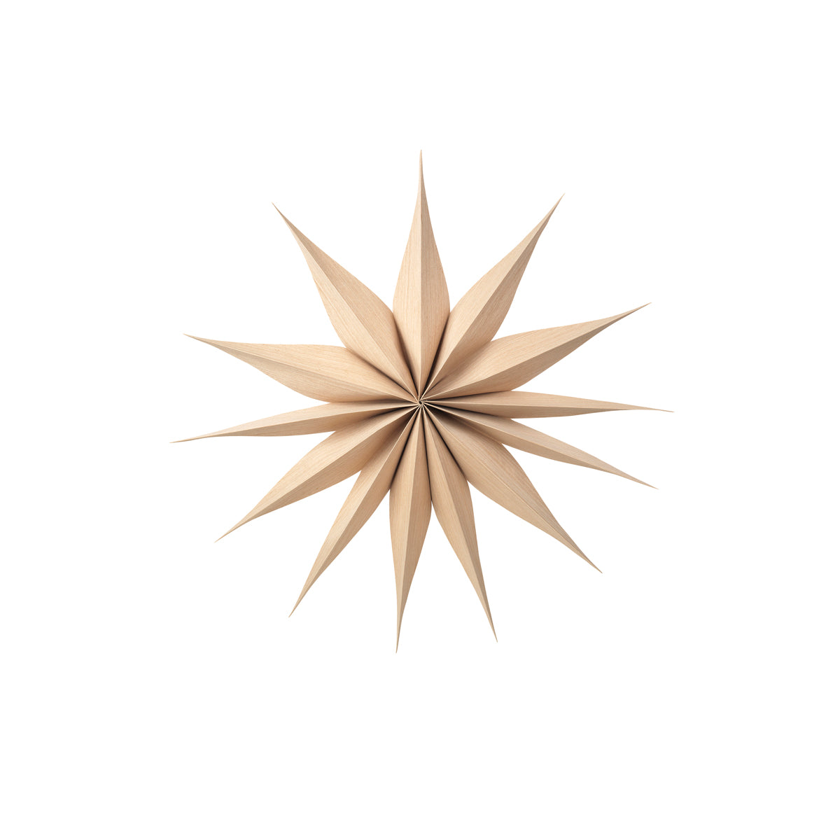 Wooden Star Decoration Venok Large - Natural