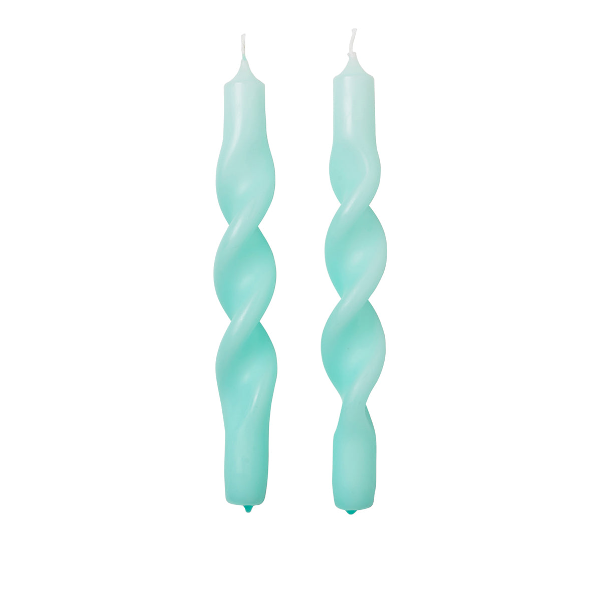 Twisted Candles Twist Mint Green