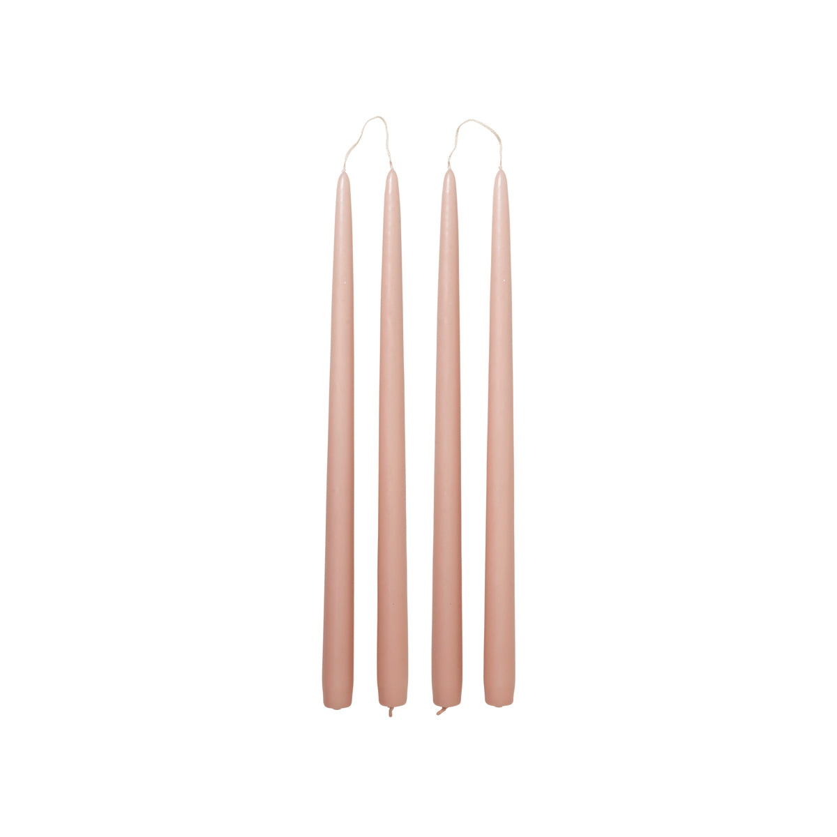 Tapered Candles Peach Pink