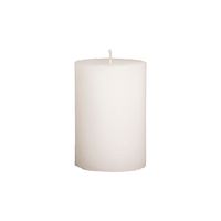 Thumbnail for Pillar candle rustic Pure White Ø7XH10CM