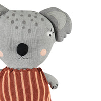 Thumbnail for Mami knitted Koala in red dress oyoy living design