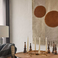 Thumbnail for OYOY living design Kika Wall rug cream with orange circles