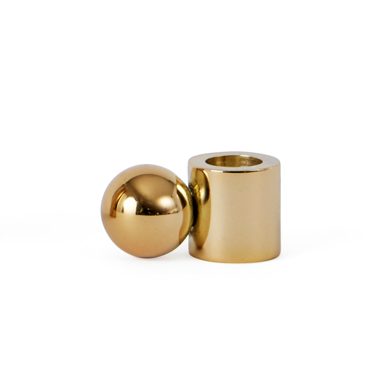 Brass Palloa Candleholder - small oyoy living design