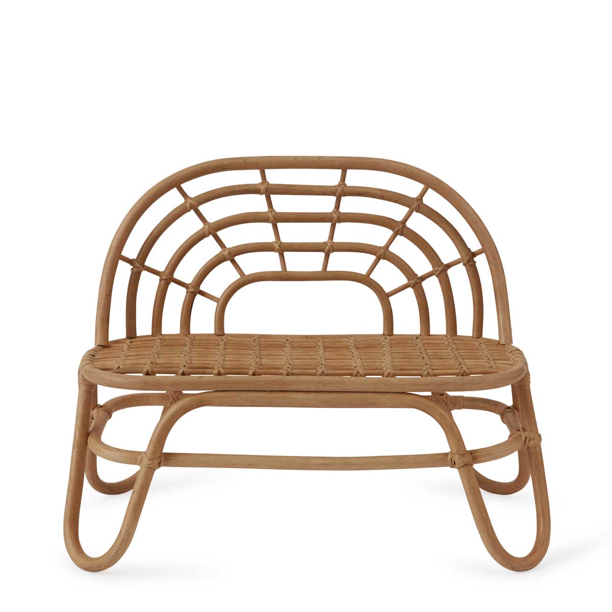 OYOY living design Rainbow Mini Bench Rattan Children's furniture