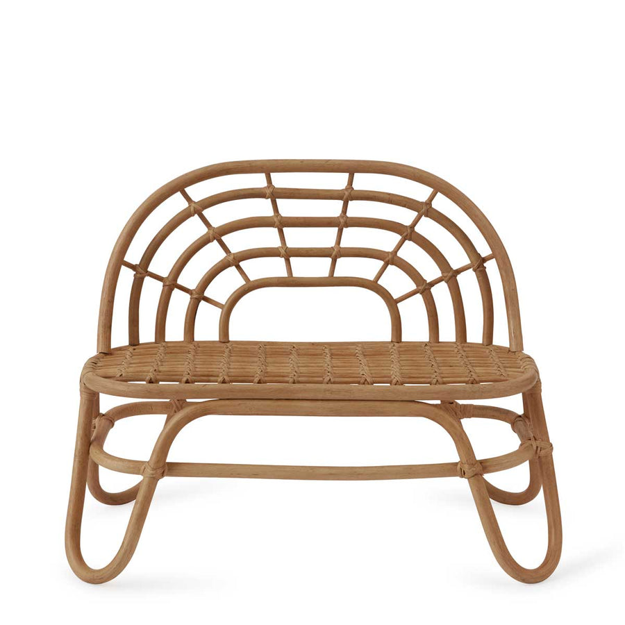 OYOY living design Rainbow Mini Bench Rattan Children's furniture