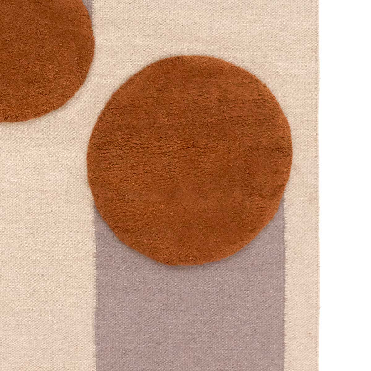 OYOY living design Kika Wall rug cream with orange circles