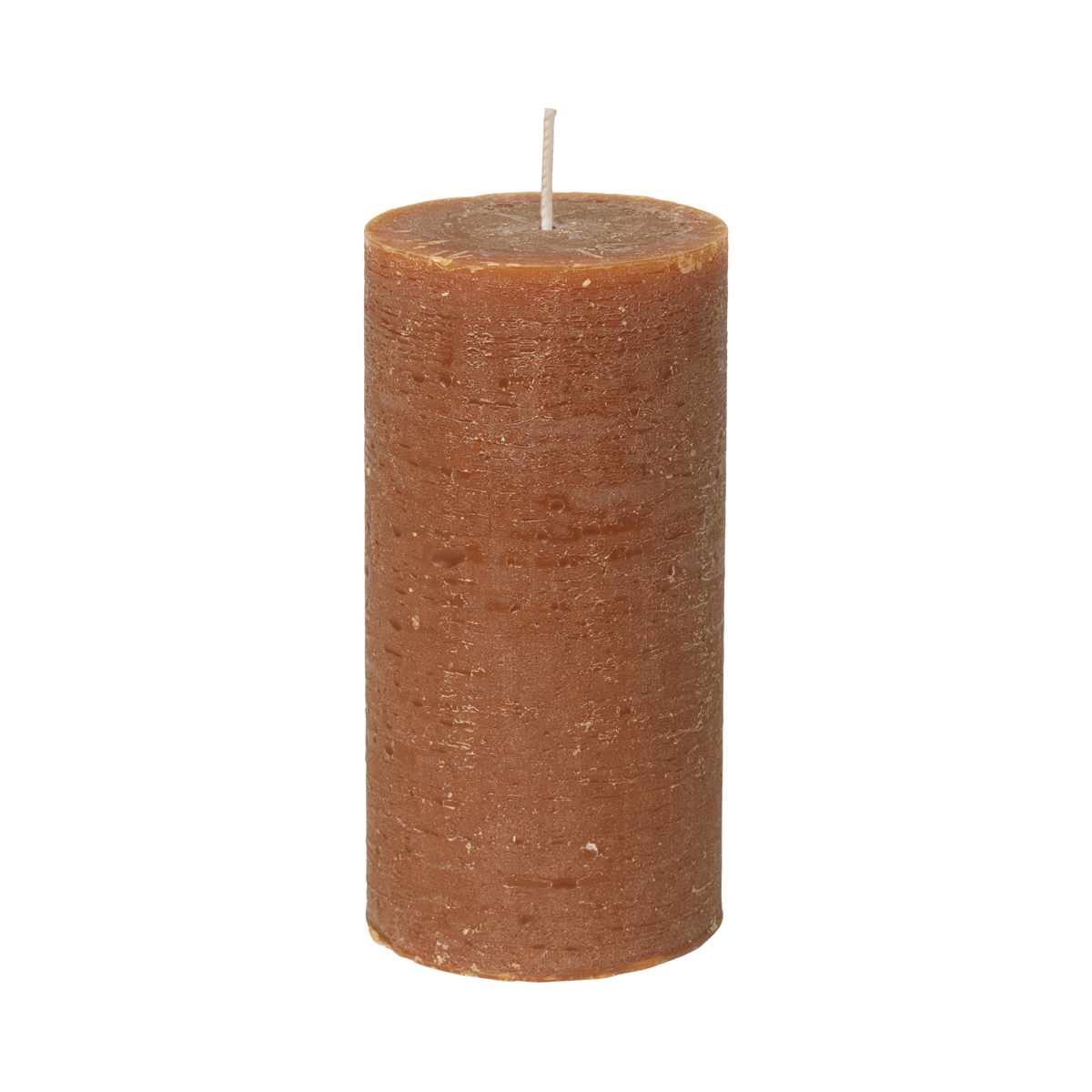 Pillar candle rustic Terracotta Ø7XH13,5