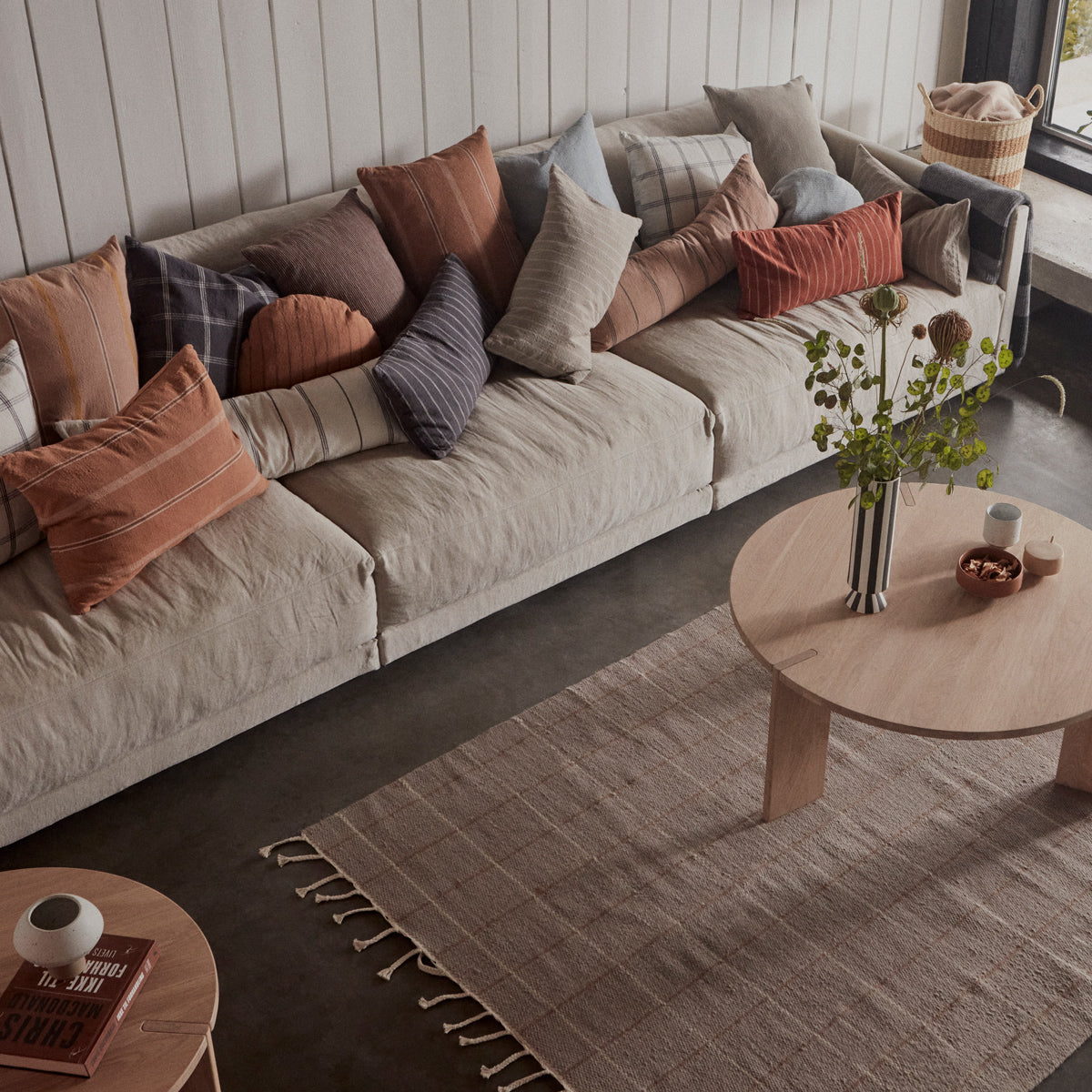 OYOY Living design Cushion Kyoto Square - Off White
