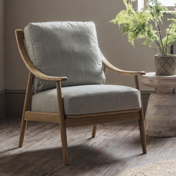 Wishbone Armchair Linen