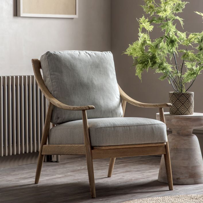 Wishbone Armchair Linen