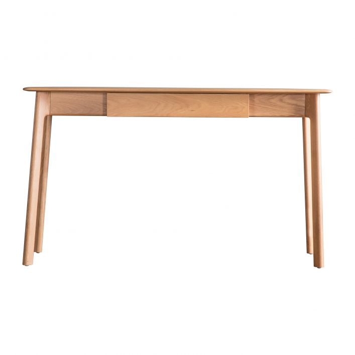 Milan 1 Drawer Desk Oak