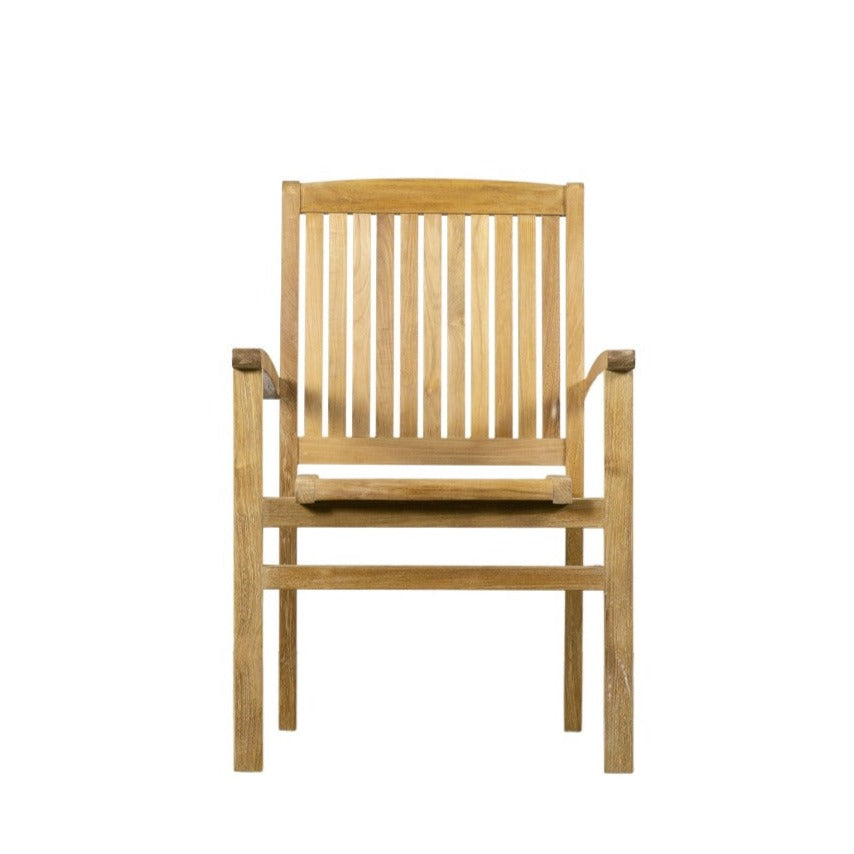 Stackable Outdoor Dining Chair - Set of Two