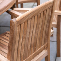 Thumbnail for Stackable Outdoor Dining Chair - Set of Two