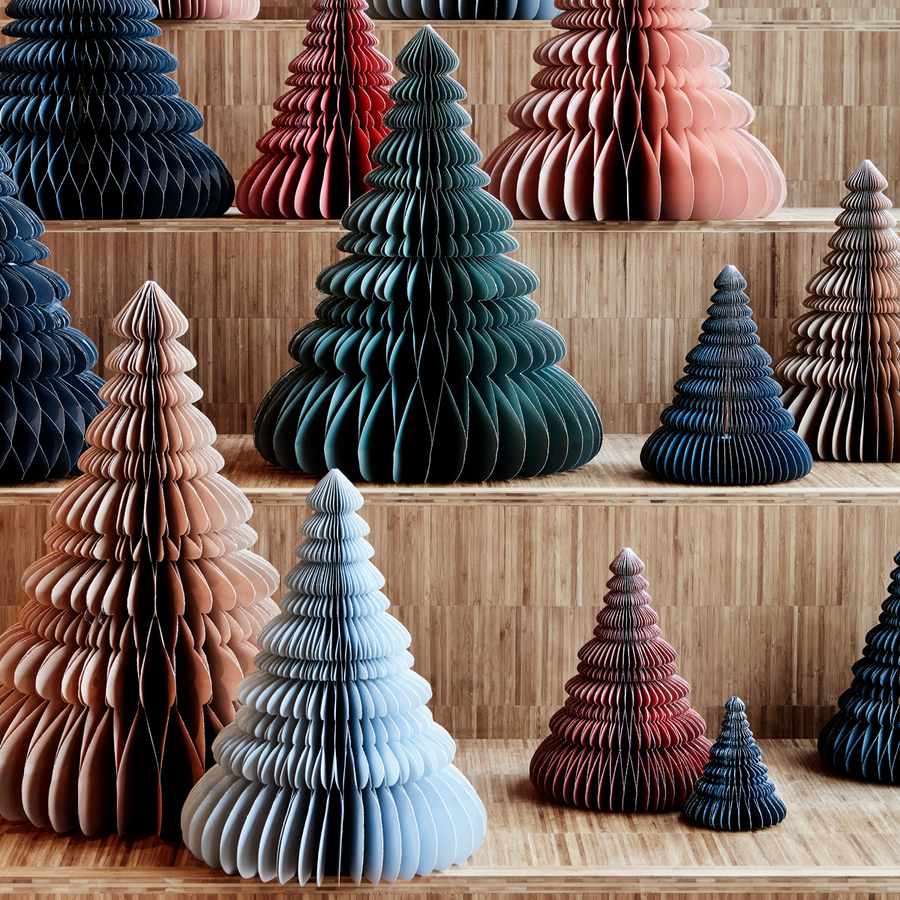 Trees With Silver Gilt Light Pink 65cm