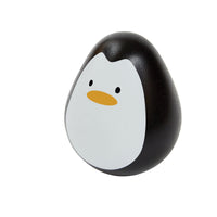 Thumbnail for Plan Toys Wobbly Penguin natural rubber wood tumbler toy