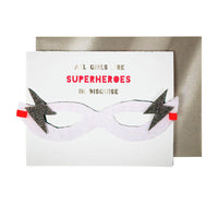 Thumbnail for Meri Meri Girl Superhero Card