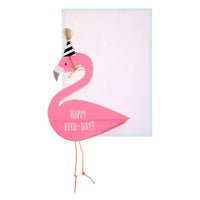 Thumbnail for Meri Meri Flamingo Honeycomb Card