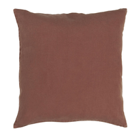 Thumbnail for IB Laursen Linen Rust square cushion 50cm x 50cm 6203-70