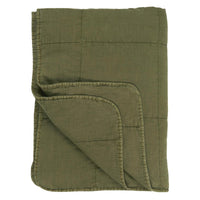 Thumbnail for IB Laursen Vintage Quilt Moss Green 6208-41