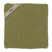 Thumbnail for IB Laursen Mynte Pot holder herbal green knitted
