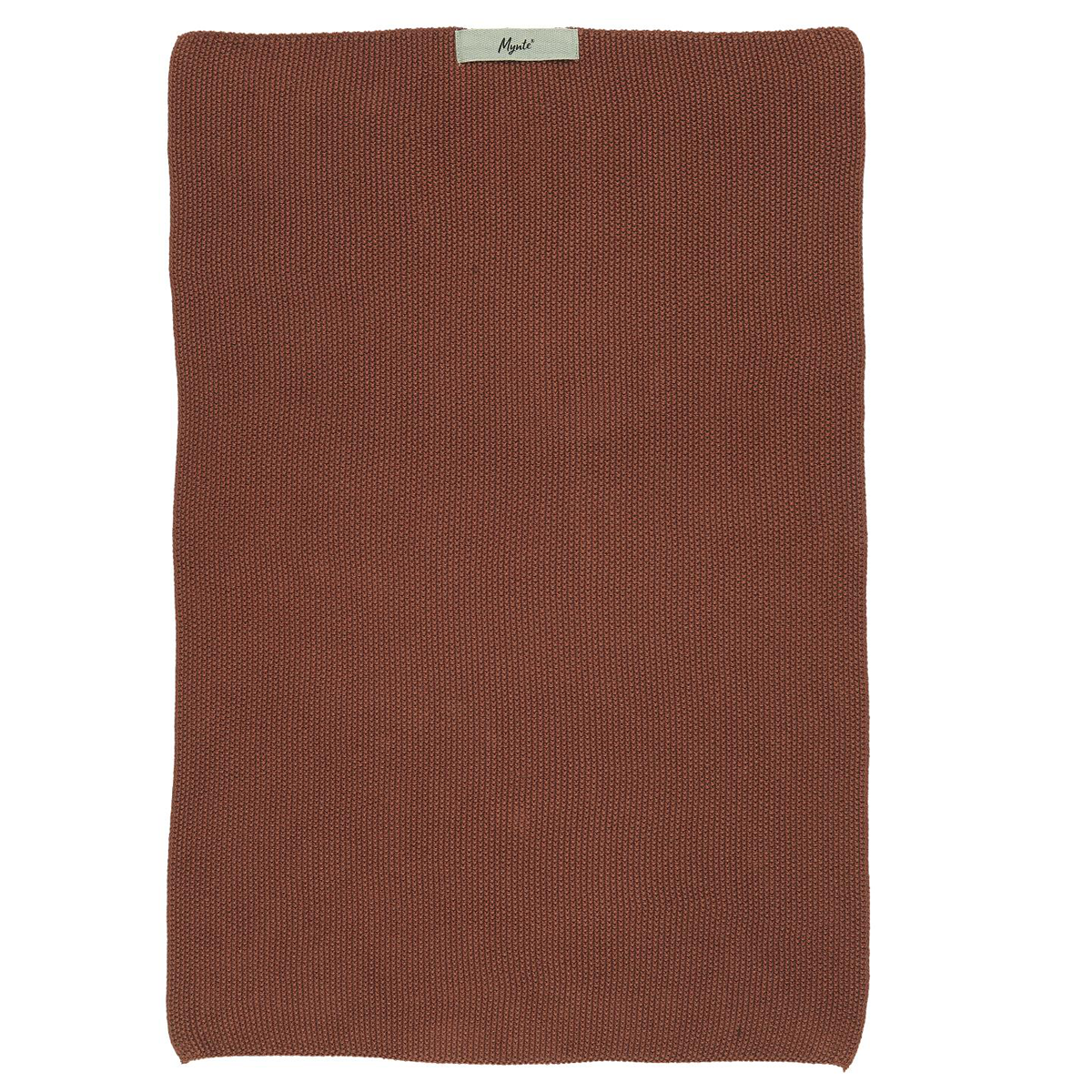 Towel Rustic Brown Knitted