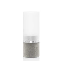 Thumbnail for Blomus Tea light holder FARO concrete and glass