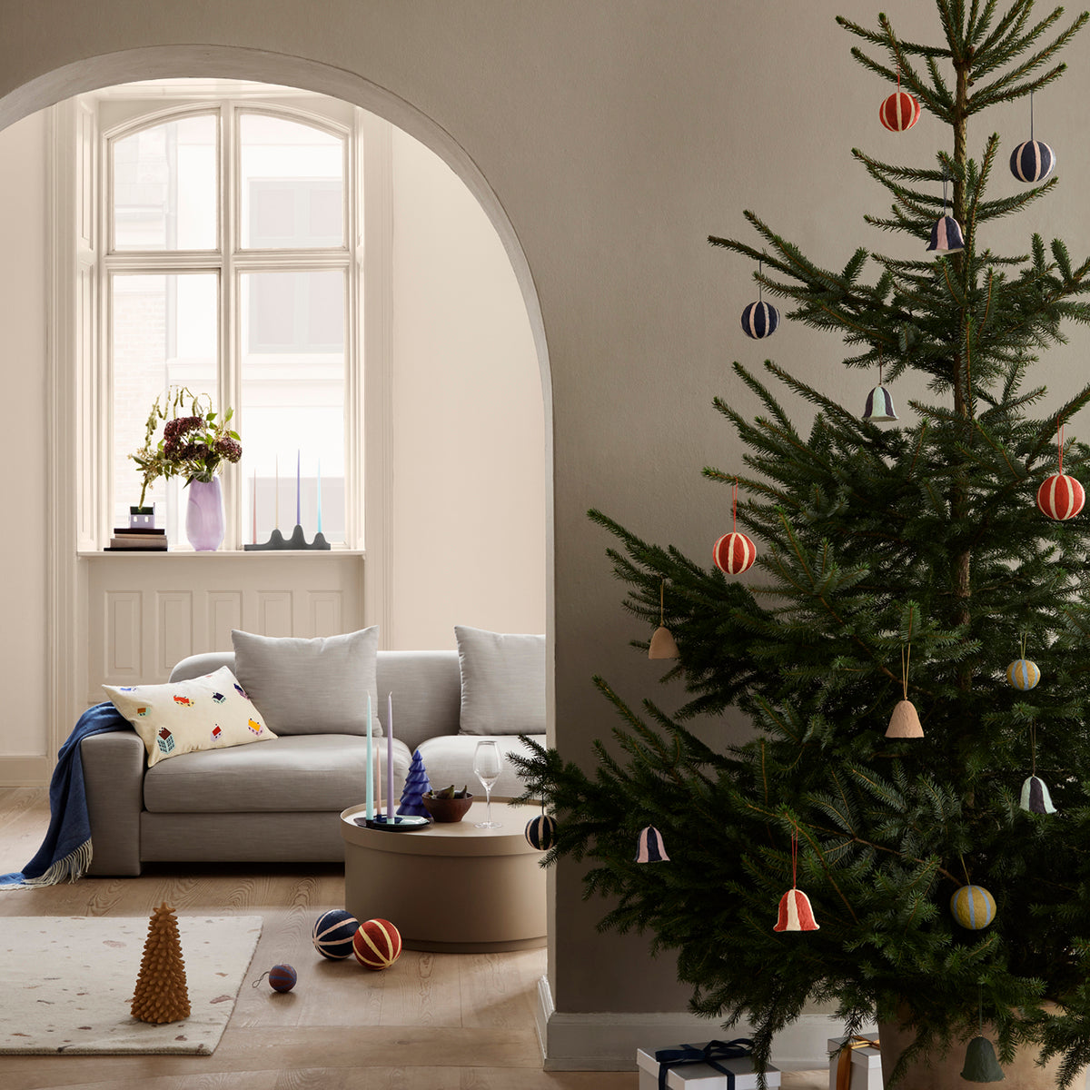 Deko Sphere XL Cotton Pigeon Blue