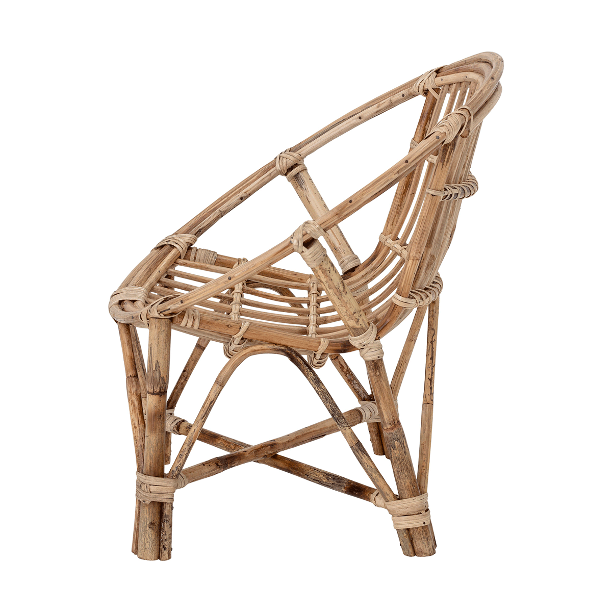 Bloomingville Jubbe Lounge Chair, Nature, Cane