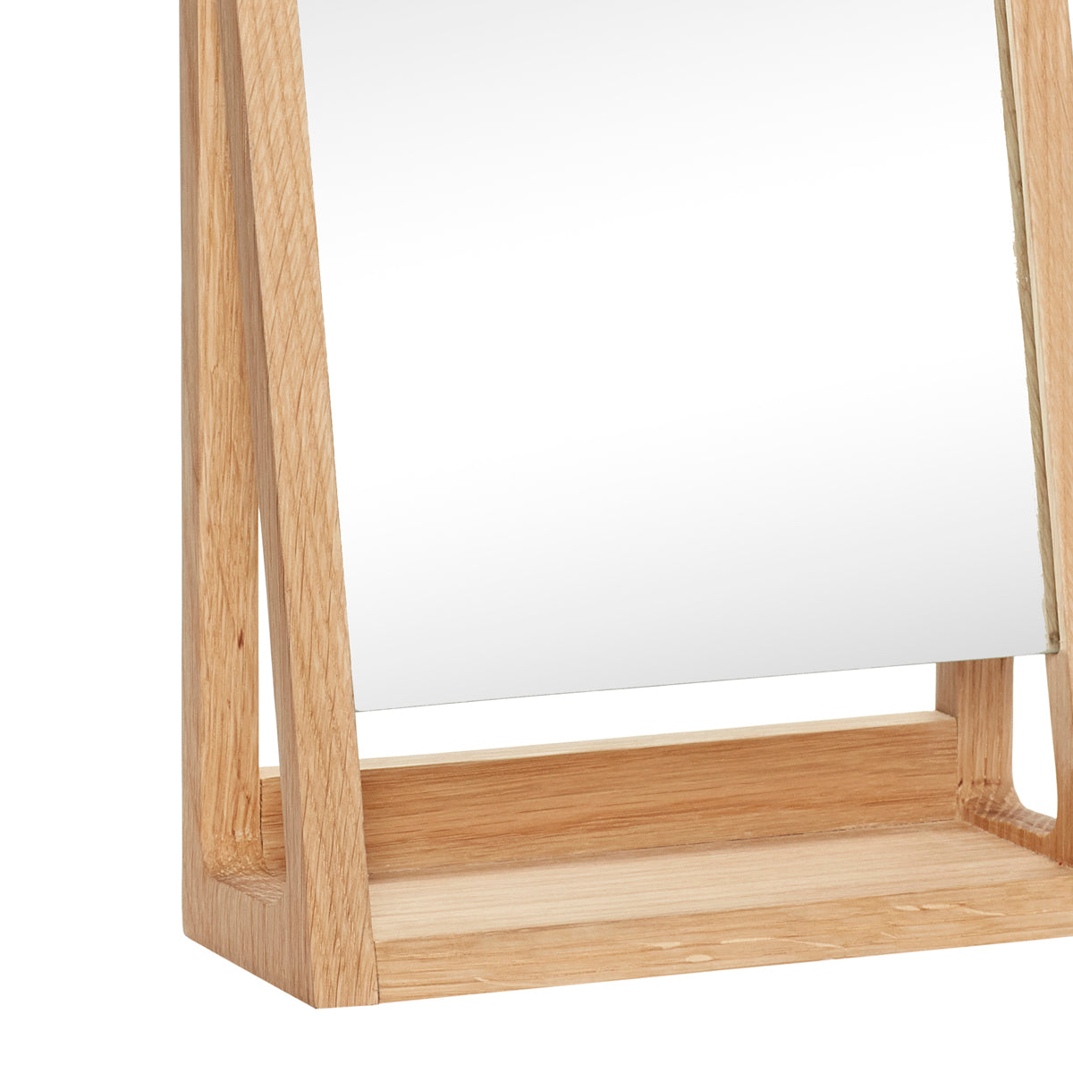 Oak Table top dressing table bathroom mirror from Hübsch